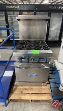 Royal Natural Gas 4-Burner Range W/Standard Oven