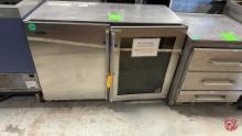 Perlick Stainless Glass 2-Door Back Bar Cooler 48"