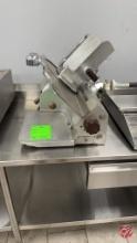 Globe Manual Gravity Feed Meat Slicer W/ Sharpener