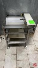Face To Face Stainless Slicer Cart W/ Casters