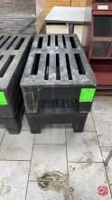 Black Poly NSF Dunnage Racks 47" x 22" x 12"