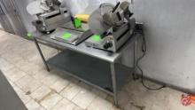 Eagle Stainless Table W/ Backsplash 72"x30"x35"
