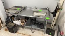 Eagle Stainless Table W/ Backsplash 72"x30"x35"