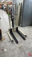 J.E.T. JHS-2200 Hydraulic Stacker Lift 2200lbs