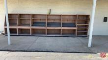 Wood Storage Cabinets (One Money)