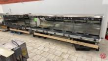 Hussmann Straight Glass Gravity Meat Cases 20ft
