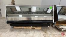 BKI CSWHT-8 Straight Glass 7 Pan Hot Case 8ft