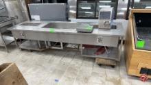 Titan Stainless Steel NSF Custom Hot/Cold Bar 124"