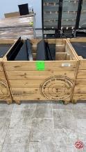 Oak Wood Produce Cube Approx: 36" x 36" x 32"