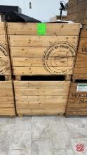 Oak Wood Produce Cubes Approx: 36" x 36" x 32"