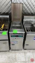 Pitco SRTG Natural Gas Deep Fryer W/ Casters 50lbs