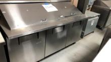 True 3 Door Sandwich Prep Table