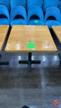 Solid Wood Restaurant Table W/ Heavy Duty Base 30"