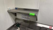 Sapphire Stainless Wall Mounted Shelf 30" x 12"