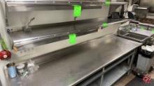 Johnson-Rose Stainless Wall Mounted Shelf 96"x12"