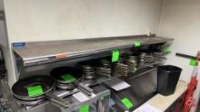 Sapphire Stainless Wall Mounted Shelf 96" x 14"