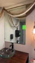 Wall Mounted Mirror 32" x 46"