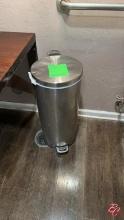 Stainless Steel Foot Activated Garbage Can
