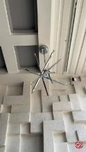 Chrome LED Hanging Light Fixtures