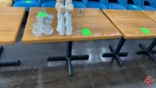Solid Wood Restaurant Table W/ Heavy Duty Base 42"