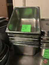 Stainless Steel Inserts 1/2 Size and 6" Deep