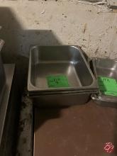 Stainless Steel Inserts 1/2 Size 4" Deep
