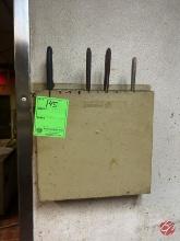 Mundial Knife Rack and Knives