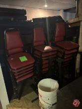 Red Stacked Chairs