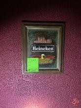 Heineken Framed Mirror
