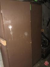 Wood 2-Door Storage Cabinet