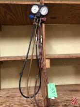 Robinair Coupler W/Gauge & Hoses