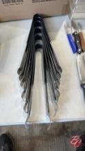Vollrath Stainless Tongs W/ Rubber Handles