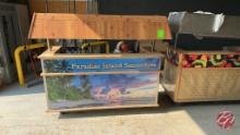 Kevry 27777-1D Portable Tiki Bar W/ Compartments