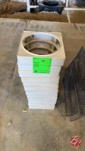 Plastic Dipping Cabinet Ice Cream Barrel Inserts