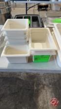 Cambro Inserts 1/9, 1/6 & 1/4 Size 4" Deep