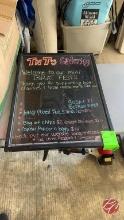 Metal Frame Plastic Special/Message Board