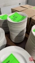 ITI RO-6 White/Cream Bread Plates 6-1/2"