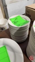 ITI RO-6 White/Cream Bread Plates 6-1/2"