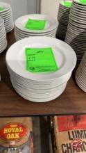 Steelite White/Cream Round Dinner Plates 9"