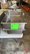 Stainless Steel Full Size Hotel Pans 6" Deep