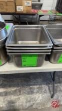Stainless Steel Perforated Pans 1/2 Size 6" Deep