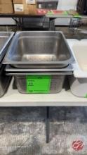 Stainless Steel Perforated Pans 1/2 Size 6" Deep