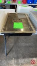 Cambro Full Size Pan 2-1/2" Deep W/ Lid