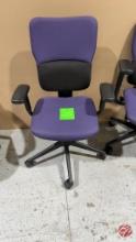 Steelcase T530602 Padded Office Chair W/ Casters