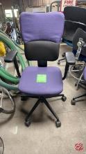 Steelcase T530602 Padded Office Chair W/ Casters