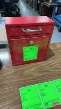 Metal Red Lock Box