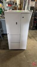 Metal White Filing Cabinet