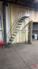 10- Step Rolling Safety Ladder