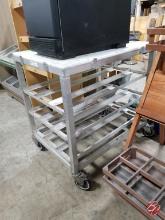 Universal SPG Aluminum Pan Rack W/Poly Top &