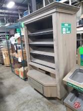 Fresh Bakery Wooden Merchandiser